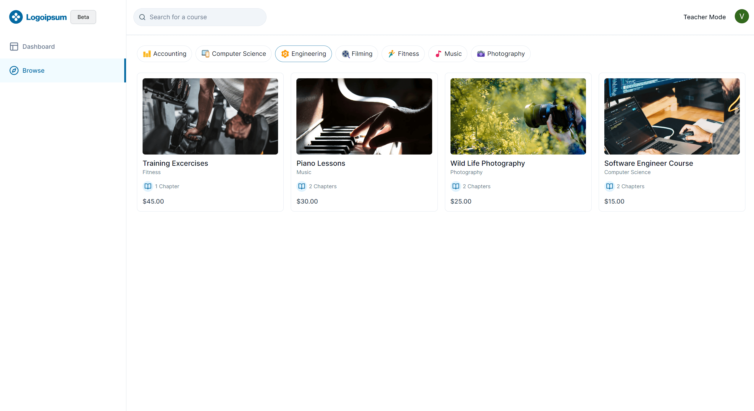 Next 14 LMS Platform